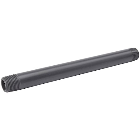 B & K 1-1/2 In. x 8 In. Schedule 80 PVC Nipple 407-080